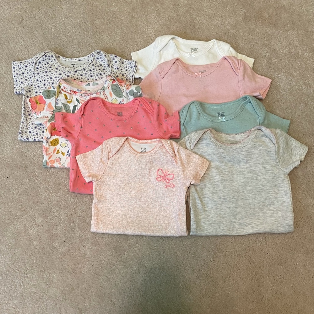8 Baby Girl Onesies